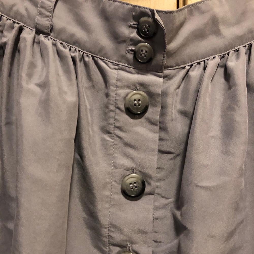 Kimchi Blue Gray Buttoned Skirt